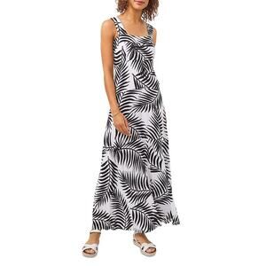 Vince Camuto | Palm Print Paneled Maxi Dress – Size M (Gently Worn)